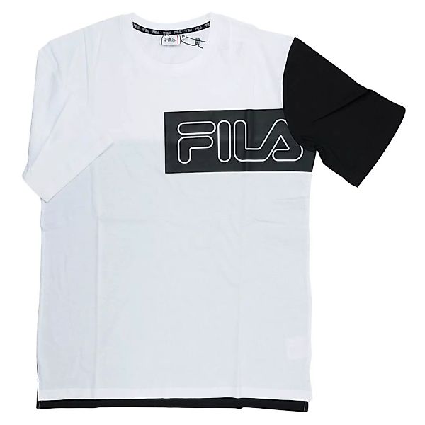 Fila Lazar Kurzärmeliges T-shirt S Bright White / Black günstig online kaufen