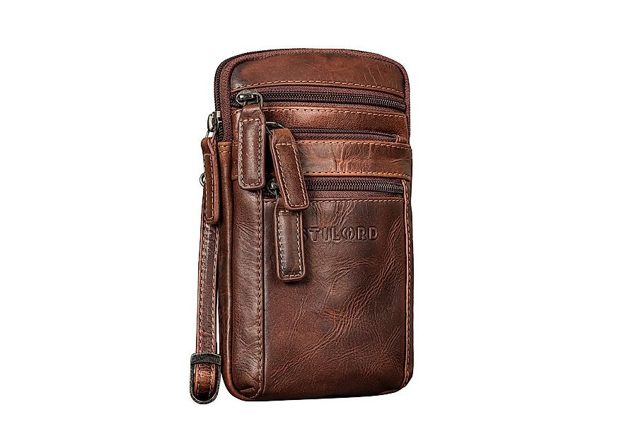 STILORD Handtasche "Mikael" 3-in-1 Brusttasche Herren Leder Handytasche Gür günstig online kaufen