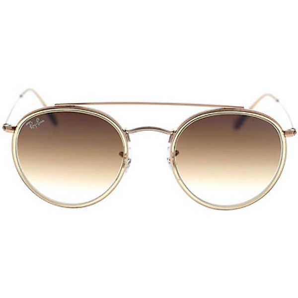 Ray-ban  Sonnenbrillen Runde Sonnenbrille mit doppelter Brücke RB3647N 9070 günstig online kaufen