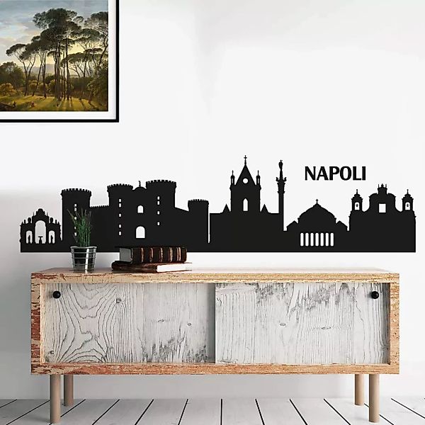 Wall-Art Wandtattoo "XXL Stadt Skyline Napoli 120cm", (1 St.) günstig online kaufen