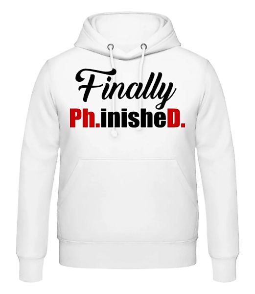 Finally PHinisheD · Männer Hoodie günstig online kaufen