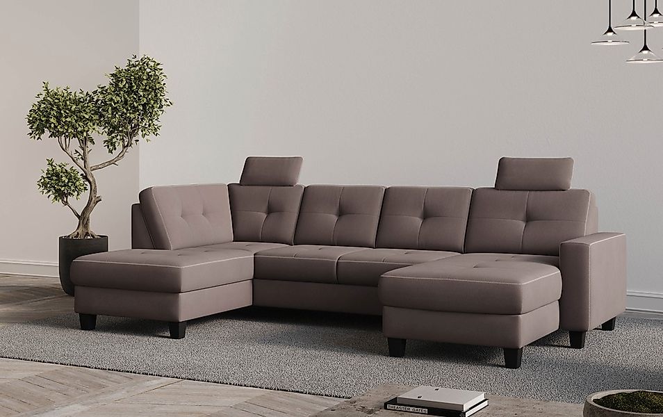 Home affaire Wohnlandschaft "Varese" wahlweise mit Bettfunktion und Bettkas günstig online kaufen