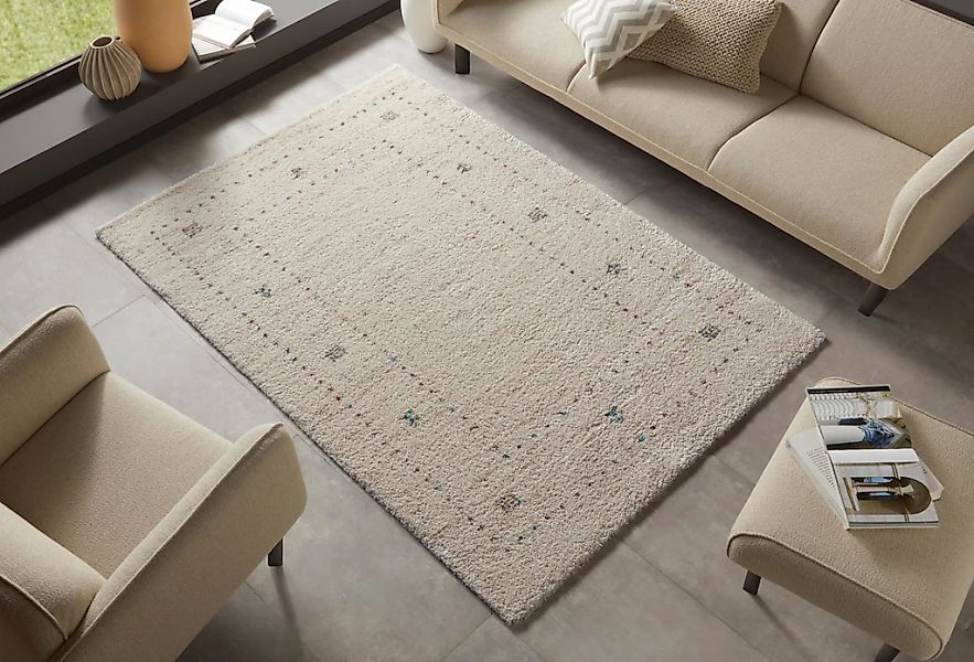 HANSE Home Hochflor-Teppich "TEO" rechteckig 30 mm Höhe Shaggy, Flokati, We günstig online kaufen