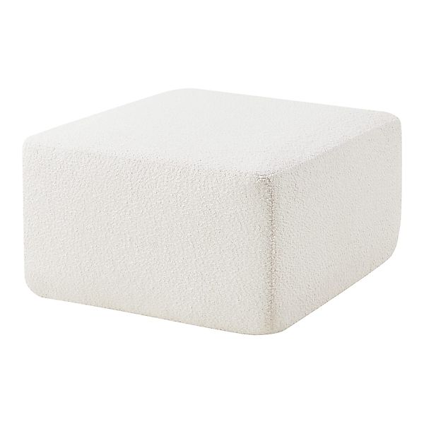 en.casa Sofaelement, »Hurvas« Sofa-Modul Hocker Bouclé günstig online kaufen