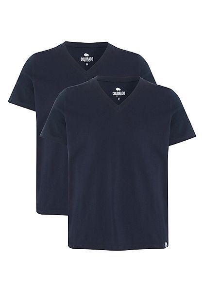 COLORADO DENIM T-Shirt Doppelpack Basic (1, günstig online kaufen
