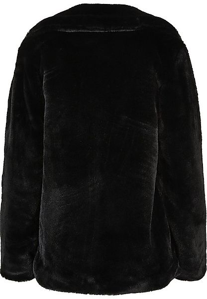URBAN CLASSICS Winterjacke Urban Classics Damen Ladies Lapel Teddy Jacket ( günstig online kaufen