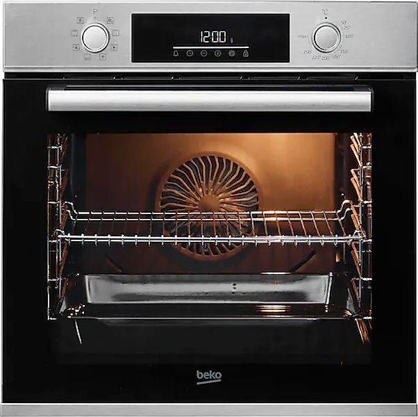 BEKO Einbaubackofen »BBIM12300X«, mit Teleskopauszug nachrüstbar günstig online kaufen