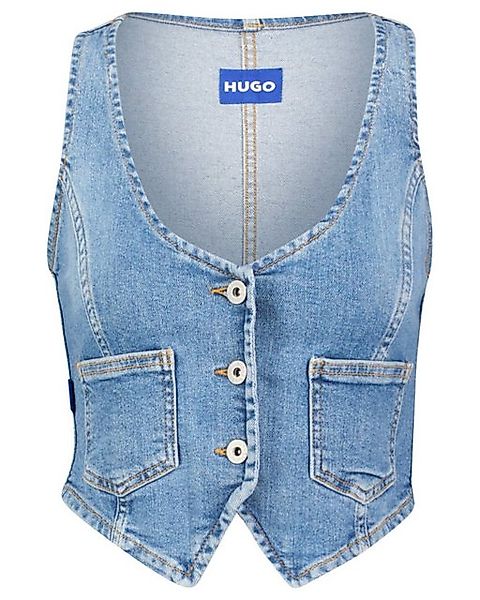 HUGO Steppweste Damen Jeansweste GARDENIA_B (1-tlg) günstig online kaufen