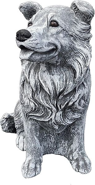 Stone and Style Gartenfigur Steinfigur Collie günstig online kaufen