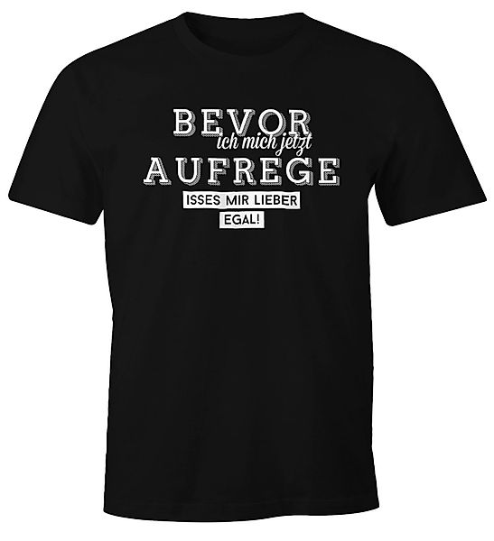 MoonWorks Print-Shirt Herren Spruch T-Shirt Bevor günstig online kaufen