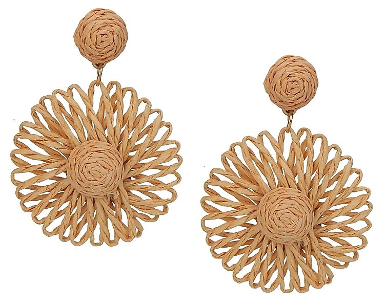 Ella Jonte Paar Ohrhänger, Bast Blume günstig online kaufen