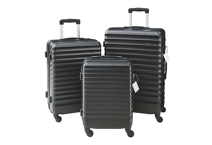 pro.tec Kofferset, 4 Rollen, (3 tlg., Hartschalen-Trolley Set), »Pona« mit günstig online kaufen