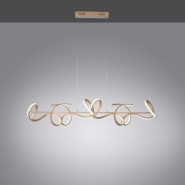 JUST LIGHT Pendelleuchte CURLS, LED fest günstig online kaufen