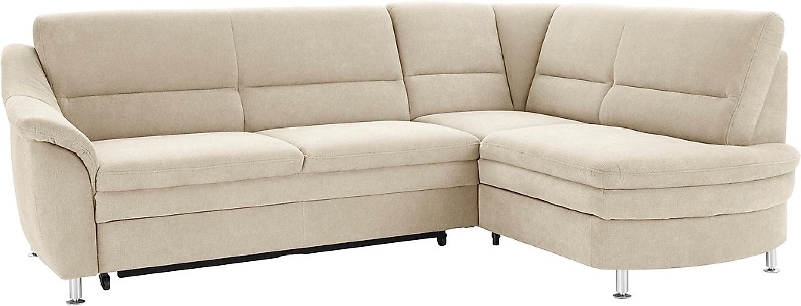 sit&more Ecksofa »Cardoso L-Form«, mit Federkern, wahlweise mit Bettfunktio günstig online kaufen