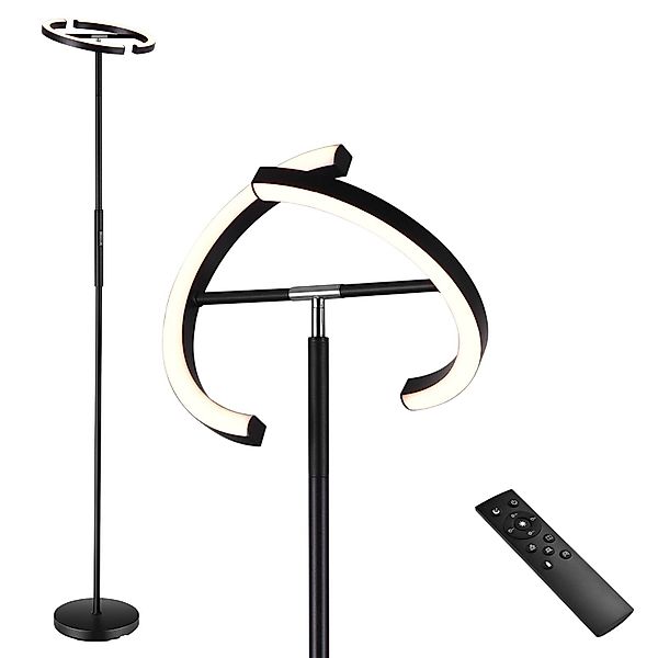COSTWAY LED Stehlampe, stufenlos dimmbar, mit günstig online kaufen