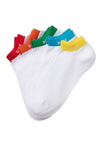 BOSS Socken "5P AS Rainbow CC", (5 Paar), mit Markenlogo im Bund günstig online kaufen