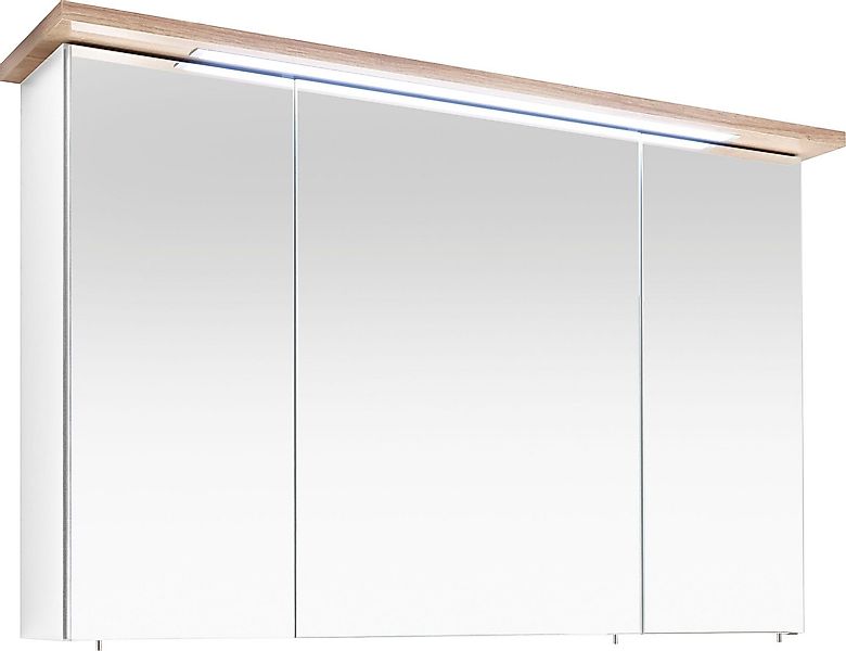 Saphir Spiegelschrank Quickset 923 Badschrank, 3 Spiegeltüren, 6 Einlegeböd günstig online kaufen