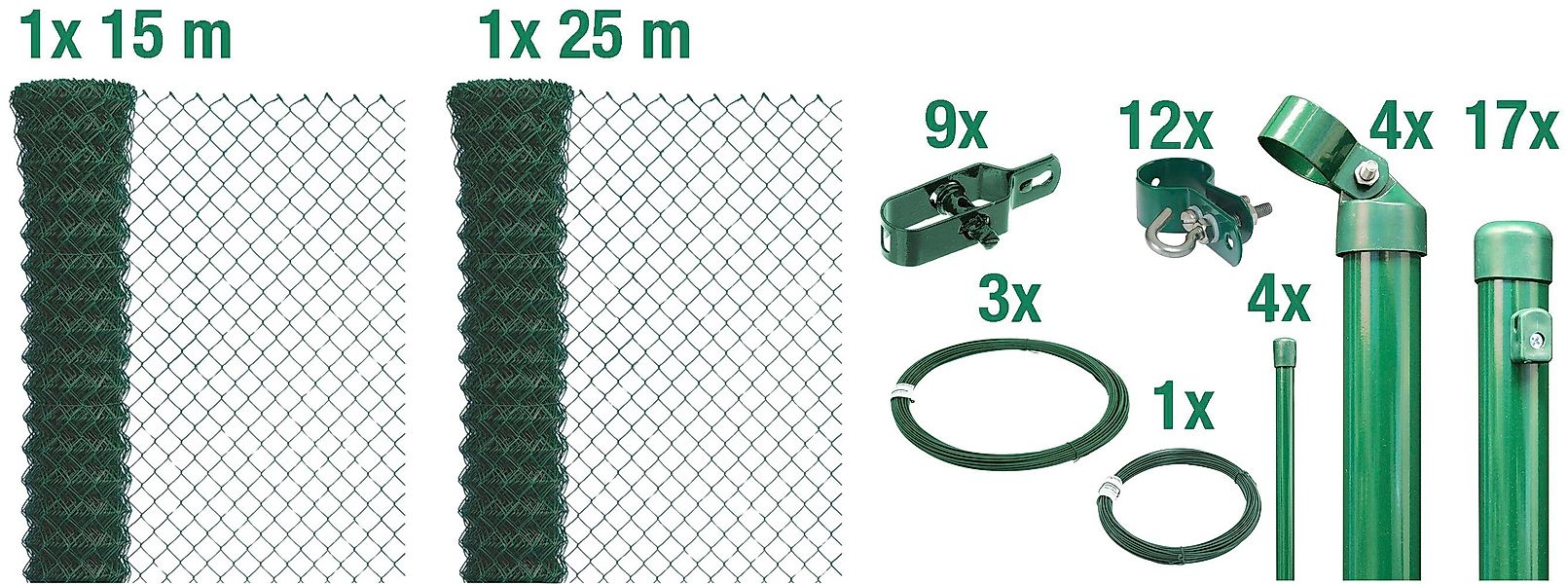 Alberts Maschendrahtzaun, (Set), Höhe: 80 - günstig online kaufen