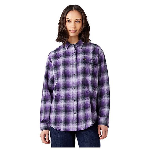 Wrangler 1 Pocket Langarm-shirt L Petunia Purple günstig online kaufen