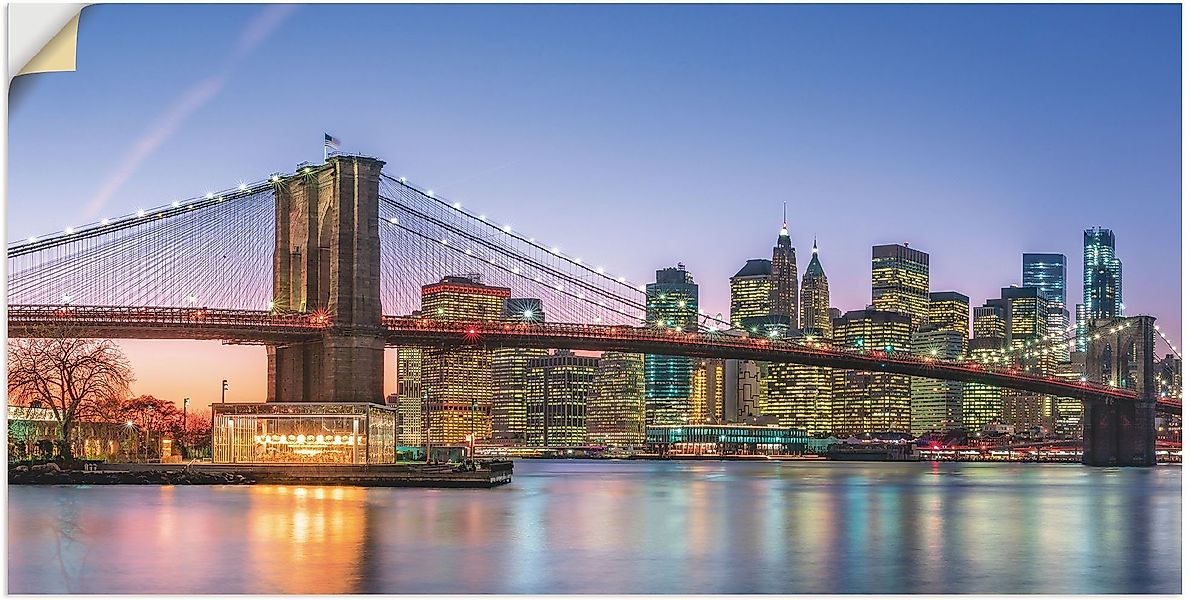 Artland Wandbild Skyline New York City, günstig online kaufen