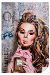 Posterlounge Poster Simona Zecca, Woman drinking günstig online kaufen