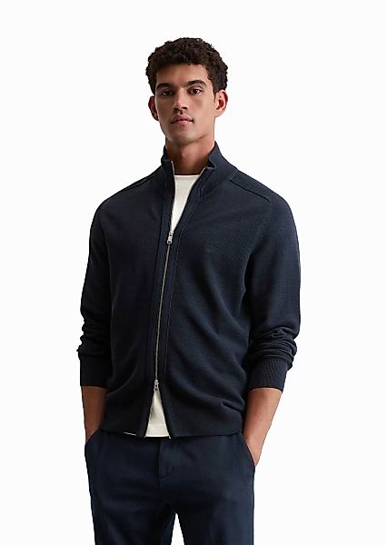 Marc O'Polo Cardigan aus feinem Bio-Baumwoll-Piqué günstig online kaufen