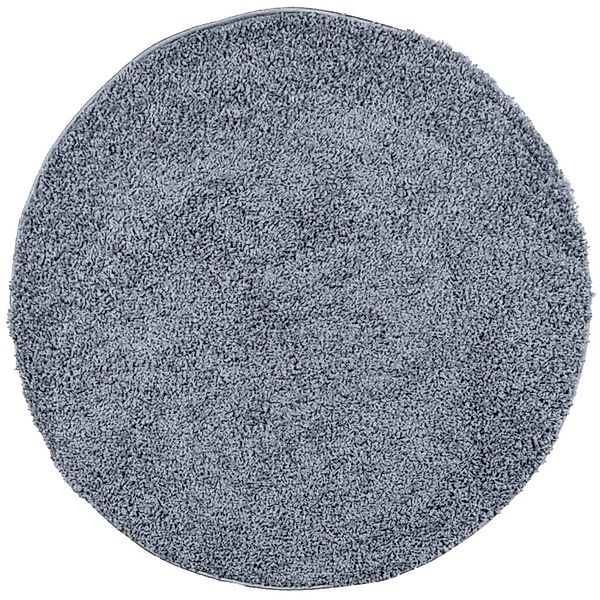 vidaXL Teppich Shaggy Hochflor Modern Blau  200 Cm 1954064 günstig online kaufen
