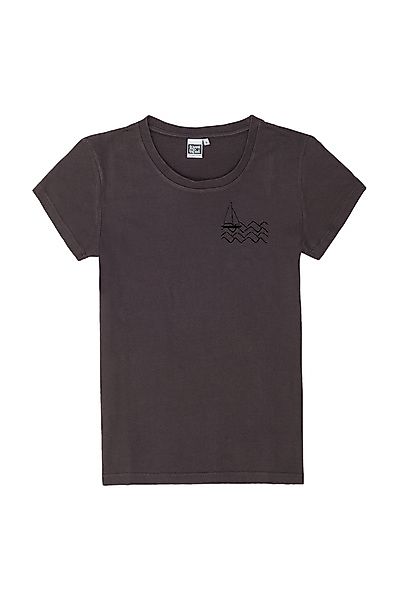 Boot & Wellen Frauen Basic T-shirt Aus Biobaumwolle / Ilp7 günstig online kaufen