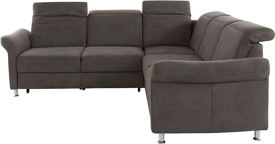 sit&more Ecksofa »Darwin L-Form« inklusive Federkern, wahlweise mit Kopftei günstig online kaufen