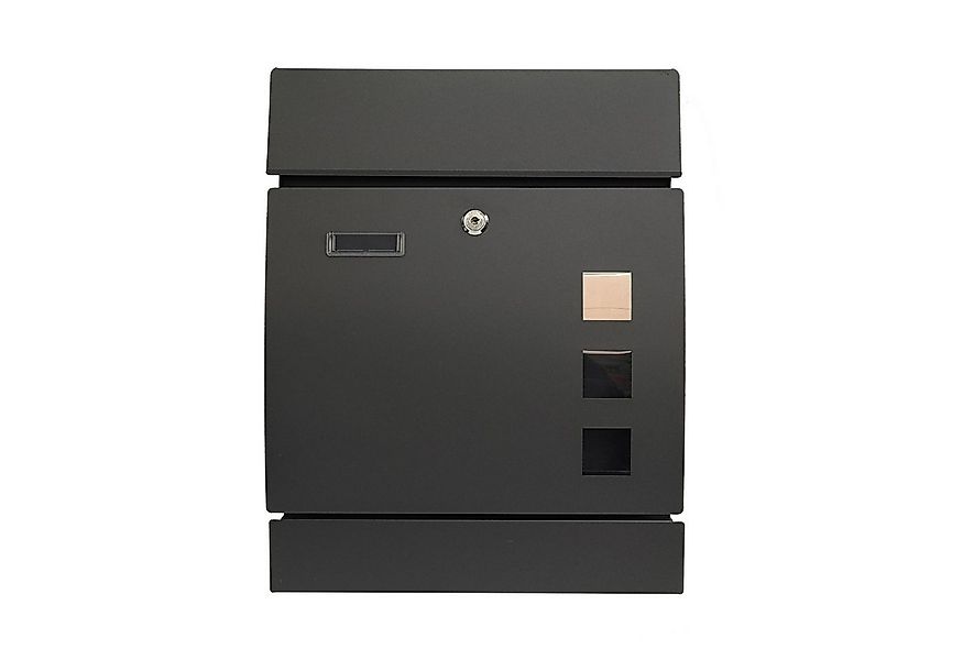 HTI-Living Briefkasten Briefkasten Amin Anthrazit gewölbt (Stück, 1-St., 1 günstig online kaufen