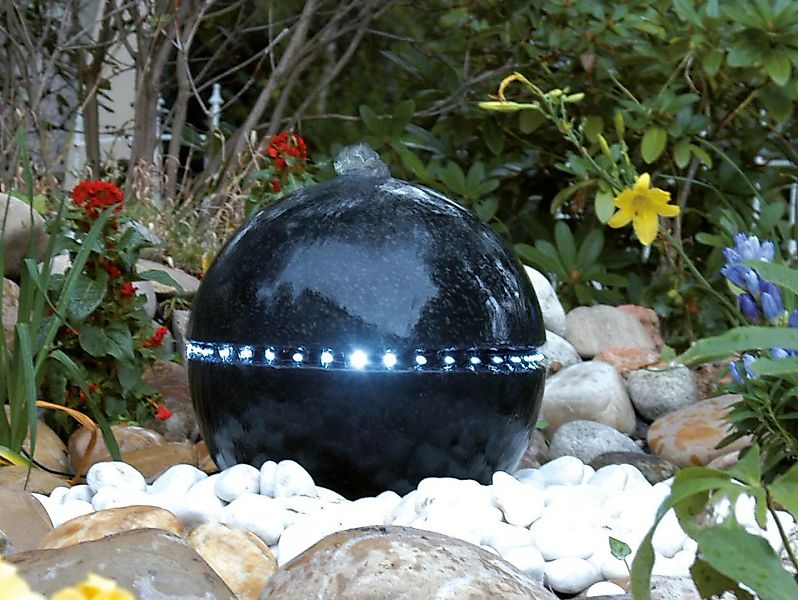 Ubbink AcquaArte Dubai Gartenbrunnen Set LED Springbrunnen günstig online kaufen