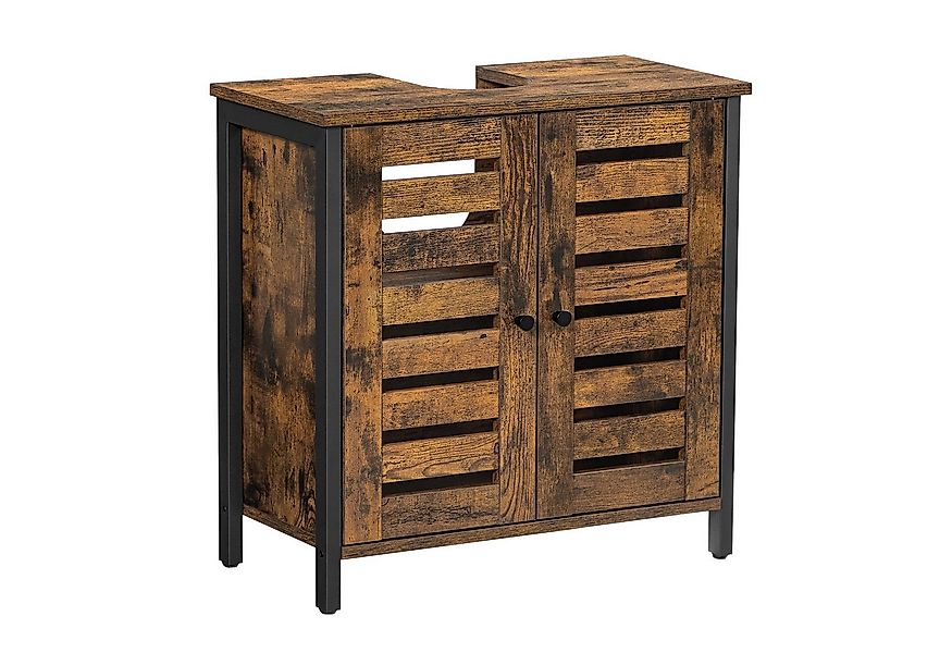 VASAGLE Waschbeckenunterschrank Aufbewahrungsschrank, verstellbarer Einlege günstig online kaufen