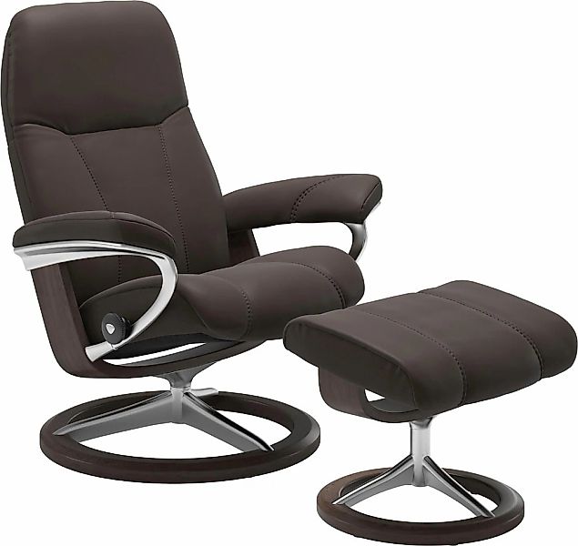 Stressless Relaxsessel "Consul" Relaxsessel mit Hocker, mit Hocker, mit Sig günstig online kaufen