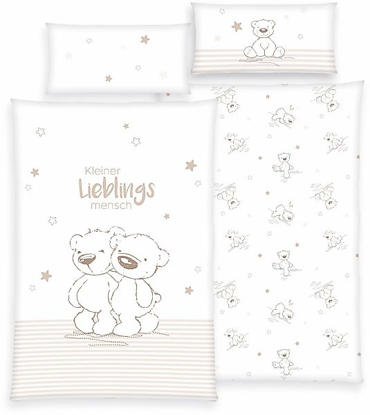 Lüttenhütt Kinderbettwäsche "Kleiner Liebling in Gr. 100x135 und 135x200 cm günstig online kaufen