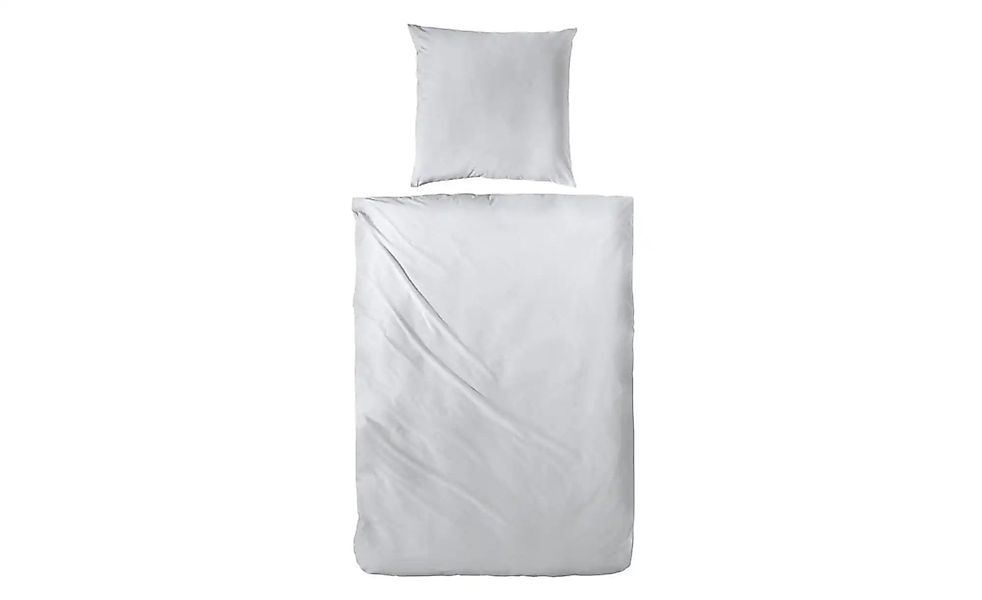 Mako-Satin Bettwäsche-Set   ¦ grau ¦ Maße (cm): B: 240 H: 1 Bettwaren > Bet günstig online kaufen