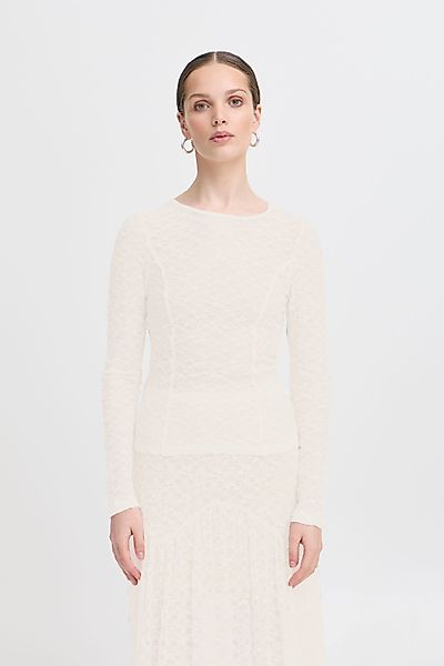 Ichi Langarmshirt IXLACEY Modernes Oberteil mit günstig online kaufen