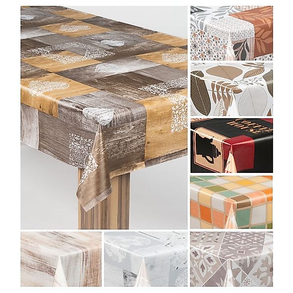 laro Tischdecke laro Wachstuch-Tischdecke Wachstischdecke Gartentischdecke günstig online kaufen