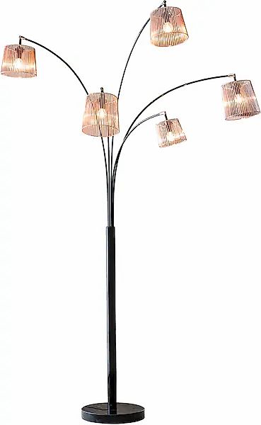 SalesFever Stehlampe »Karlis« E14 1 Stk. 5 bewegliche Arme, Dimmschalter, e günstig online kaufen