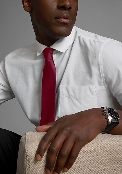 Mans World Krawatte in klassischen Farben & Slim-Breite - neue Farben borde günstig online kaufen