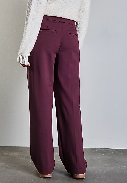 STREET ONE Stoffhose mit Knopfdetail am günstig online kaufen
