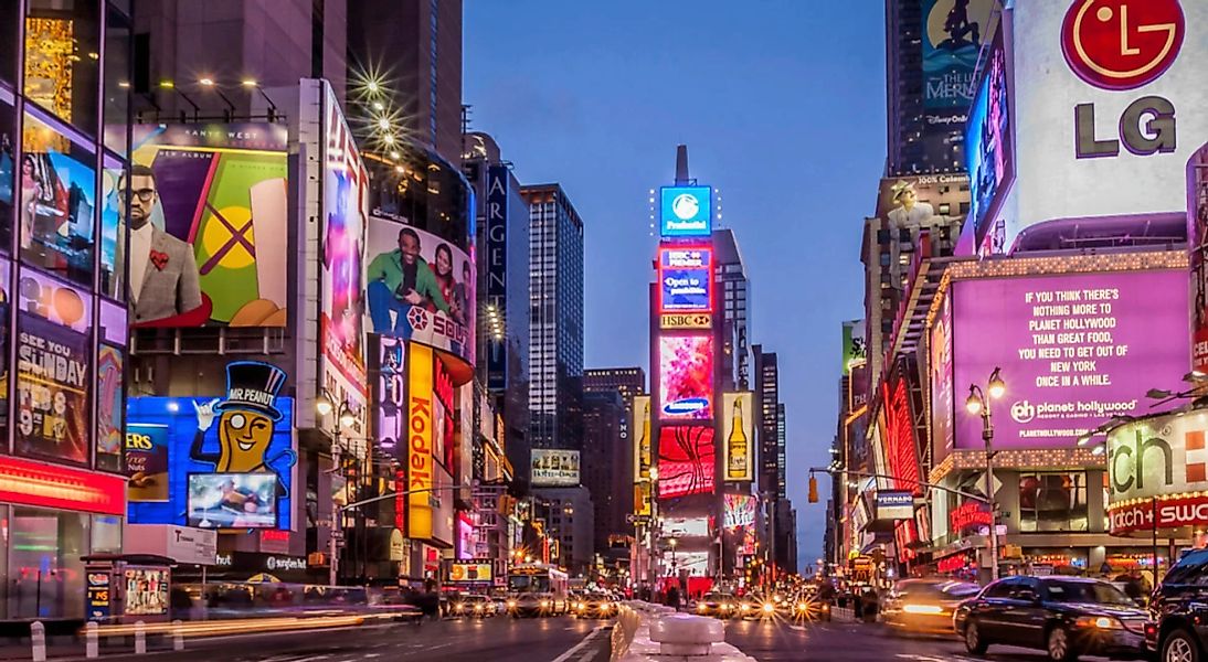 Papermoon Fototapete »Time Square« günstig online kaufen