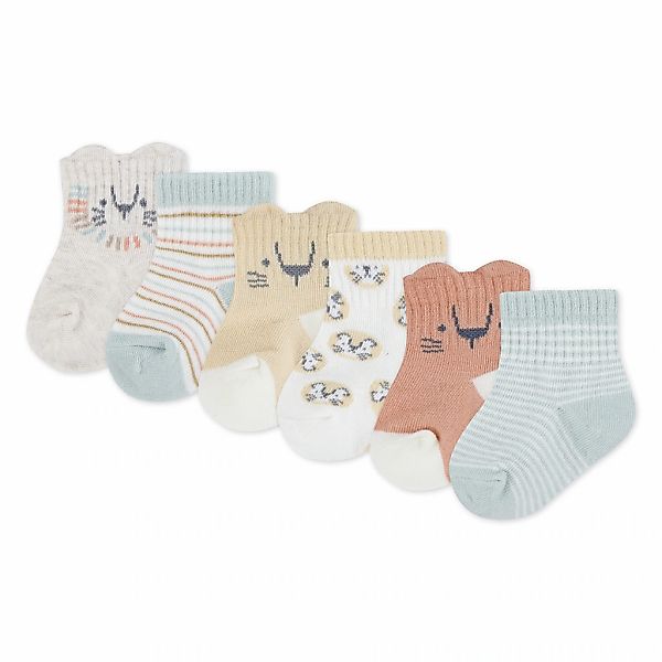 HUGGIES babywear Socken "HGHB 6PK SOCK" Packung, 6 Paar tlg. mit Stickerei günstig online kaufen