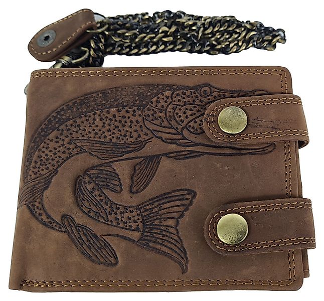 Einkaufszauber Geldbörse Echt Büffel-Leder Herren Geldbeutel Sternzeichen F günstig online kaufen