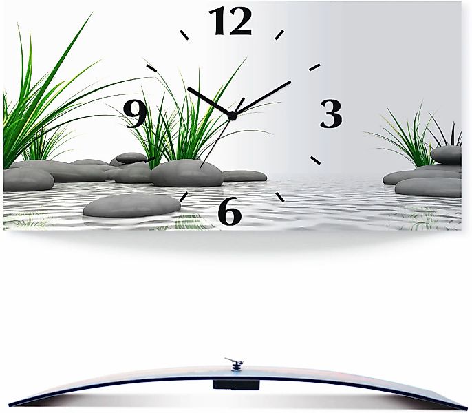 Artland Wanduhr »3 D Steine«, 3D Optik gebogen, mit Quarz- oder Funkuhrwerk günstig online kaufen