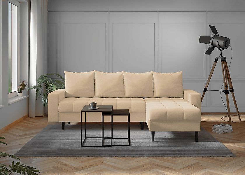 INOSIGN Ecksofa "Lillemor", auch mit extrakurzer Lieferzeit, incl. Bettfunk günstig online kaufen