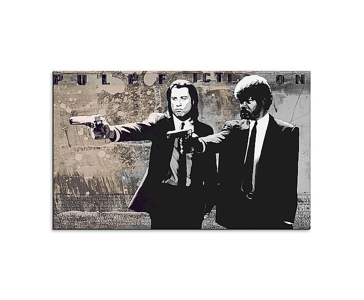 Sinus Art Leinwandbild PULP FICTION III 120x70cm günstig online kaufen