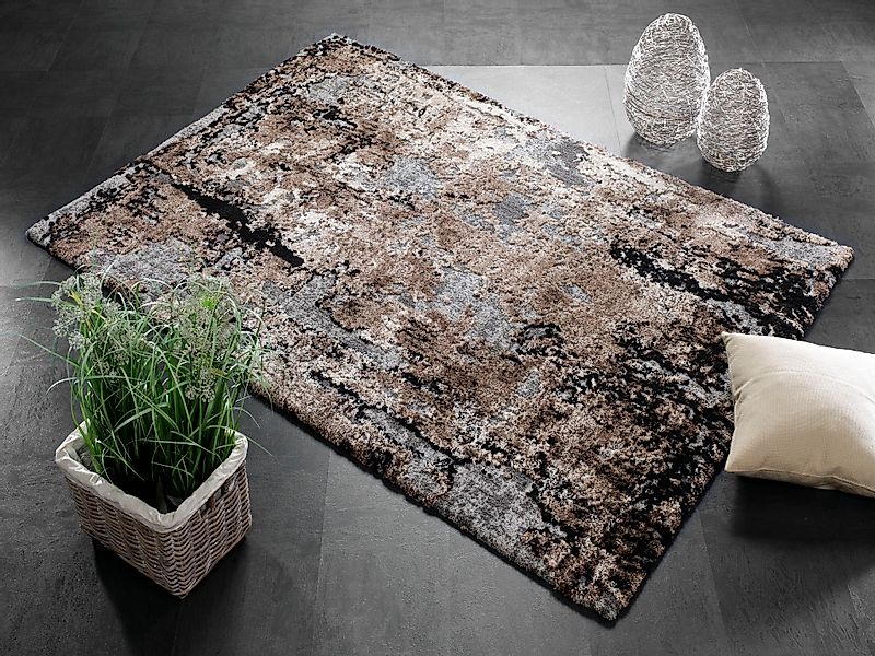 OCI DIE TEPPICHMARKE Teppich "Juwel Liray" rechteckig 20 mm Höhe Kurzflor, günstig online kaufen