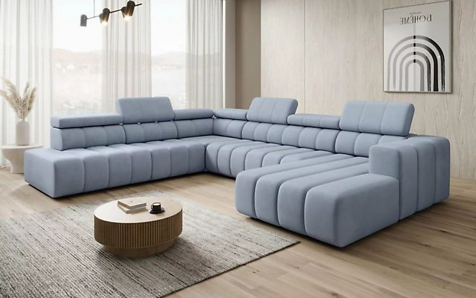 Luxusbetten24 Schlafsofa Designer Sofa Aurora Maxi, mit elektrischer Sitzer günstig online kaufen