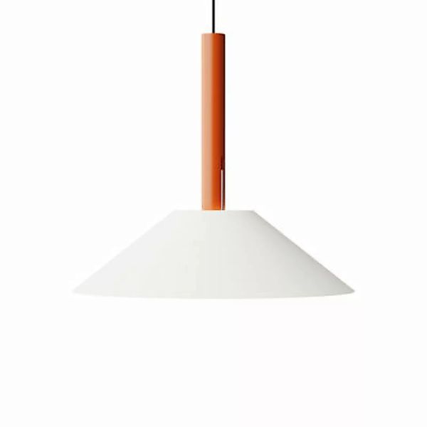 Pendelleuchte Hook Large metall orange / Ø 60 x H 53,3 cm - NINE - Orange günstig online kaufen