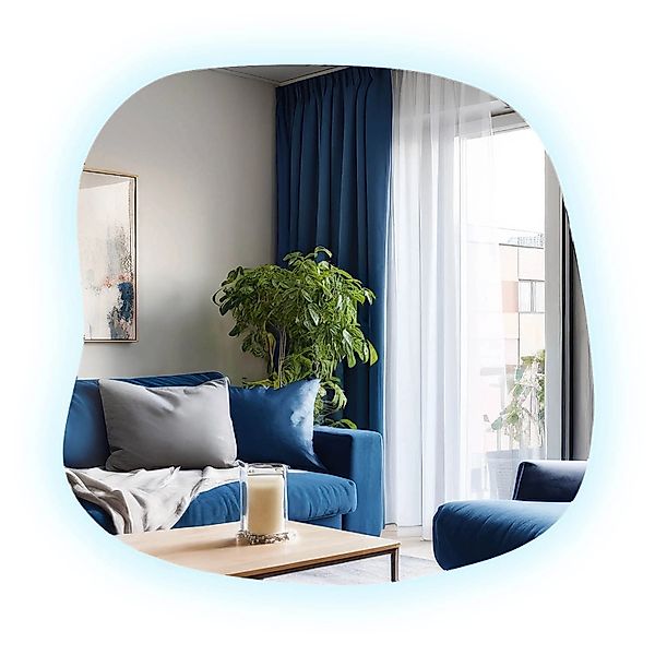 Tulup LED Spiegel Amorpher LED Spiegel 57x57,7 cm LED Dielenspiegel Asymmet günstig online kaufen